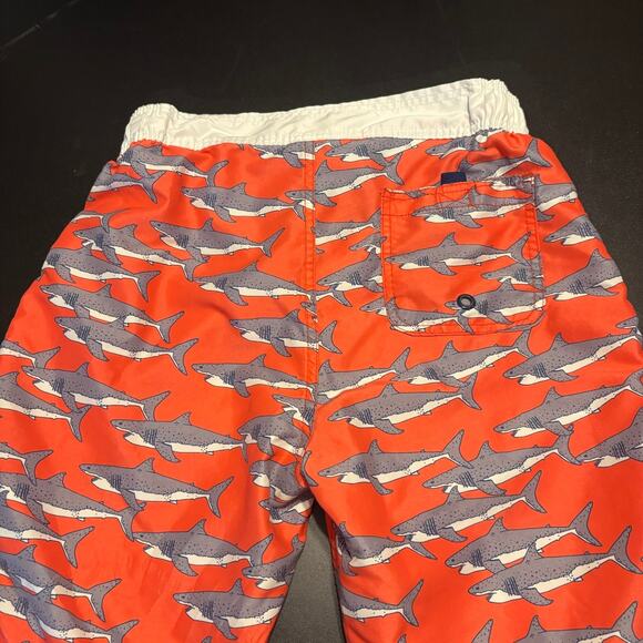 Boden Swim Trunks Boys 113-14Y Sharks Boardshorts Shorts Pool Beach Vacation - Picture 6 of 7